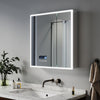LED Bathroom Mirror Cabinet With Bluetooth Socket Demister 3 Color Light 600x630