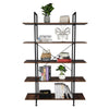 Vintage Industrial Bookcase Storage Cabinet Tall Shelf Metal Display Unit 5Tier