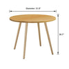 Round Solid Wooden Coffee Tables Dining Table Modern Home Furniture Desk