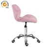 Pink Velvet Swivel Dressing Chair Office Computer Desk Chair Lift Home Office UK