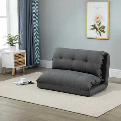 Foldable Lazy Sofa Bed Adjustable Floor Chair, Reading & Playing, Living Room
