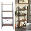 4 Tier Ladder Shelves Display Cabinet Bookshelf Unit Home Living Room Furniture