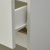Modern White Bedside Table Cabinet Chest of Drawers Nightstand With 2 Drawers UK
