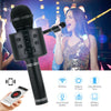 Wireless Bluetooth Karaoke Microphone Speaker Handheld KTV Player Singing Mic UK