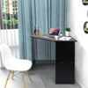 PC Computer Desk Home Office Corner Table Shelves Small Compact White Black