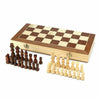 Chess Wooden Set Folding Chessboard Magnetic Pieces Wood Board UK New