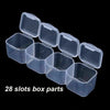28 Slot Diamond Painting Storage Boxes Bead Organiser Tray Beads Embroidery Case