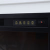 30" 34" Wooden Mantel Electric Fire Inset Fireplace Heater with Remote Control