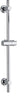Keenware Chrome Shower Riser Rail With Push Button Adjustable Bracket; 700mm