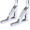 2pcs 250KG Stainless Steel Heavy Duty Folding Collapsible Shelf Bracket MaxLoad