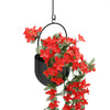 Wall Hanging Planter Flower Pot Metal Basket Bowl Decor Garden Indoor Black/Gold