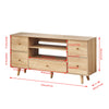 TV Stand Unit Entertainment Cabinet Display Unit Storage Stand with 5 Drawers