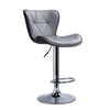 2X Adjustable Faux Leather Bar Stools Breakfast Bar Chairs Kitchen Stools Swivel