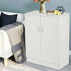 Shoe Cloth Storage Cabinet Cupboard Footwear Rack Stand Wood Sideboard Organizer