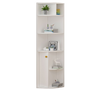 Corner White Bookshelf Kids Cabinet Tall Bookcase Book Shelf Unit Display Cube