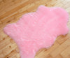 Soft Sheepskin Plain Fluffy Skin Faux Fur Fake Rug Cheap Washable Mat Small Rugs