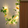 2m 20LED Artificial Sunflower String Light Fairy Lights Home Party Warm Decor