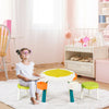5 in 1 Kids Table and Chair Set Toddler Activity Center Build Blocks Table