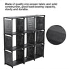 9-Cube DIY Storage Shelves Open Bookshelf Closet for Family Study Organiser Rack