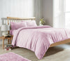 Teddy Bear Fleece Duvet Cover Set,Fitted Sheet, Pillow Case,Soft Warm & Cozy