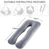 U Shape Pregnancy Support Pillow Nursing Sleeping Full Body Pillows Maternity