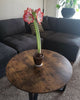 Round Industrial Coffee Table Vintage Retro Style Side End Furniture Iron Legs