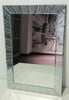 Sparkl Silver Starburst Wall Mirror Frame Glass Living Room Lounge Bedroom 40x60