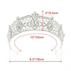 Princess Bridal Wedding Crystal Rhinestone Tiara Crown Hair Band Prom Headband