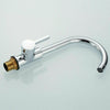 Kitchen Sink Mixer Taps Swivel Spout Single Lever Tap Mono Modern Chrome Faucet