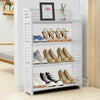 Large 4 Tiers Shoe Rack Storage Shelf Display Stand Organiser Unit Cabinet White