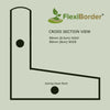 FlexiBorder - Lawn Edging - Flexible Garden Border for Grass & Pathways