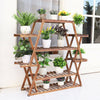 Gigantic Plant Stand Stepped Upright Home Garden Book Flower Shelves Robust Plan