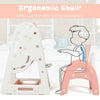 3-In-1 Kids Table & Chair Set Adjustable Drawing Board Toddler Art Easel