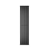 Black Vertical Radiator 1800 1600 Flat Panel Tall Upright Central Heating Rads