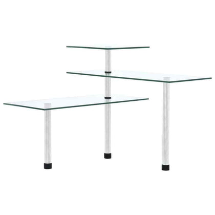 3-Tier Corner Kitchen Shelf Tempered Glass Kitchen Worktop Organiser