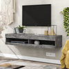Wall Mounted TV Cabinet Stand Entertainment Floating Wall Unit High Gloss 140cm