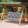 Garden Patio Bench Cushion Pad 3 Seater Tufted Pallet Swing Chair Seating Mat