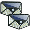 4X 100LED Solar Power PIR Motion Sensor Wall Lights Outdoor Garden Security Lamp