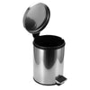 3/5L S/LESS STEEL SILVER PEDAL BIN KITCHEN BATHROOM TOILET RUBBISH Detachable