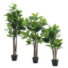 90/120/150cm Luxury Green Fiddle Fig Tree Artificial Trees & Plants Topiary Tree