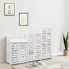 3/4/5 Tier Shoe Rack Storage Cabinet Wooden Unit Stand Cupboard Shelf Organiser