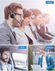 Wireless Bluetooth Office Headset Over Ear for Trucker Drivers Call Center