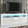 TV Unit 160cm Modern Cabinet Stand Sideboard High Gloss/Matt Doors With Free LED
