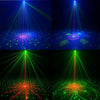 LED RGB Stage Lighting Laser Strobe Beam DMX Disco DJ Home Party KTV Projector