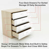 Modern Bedroom Bedside Table Cabinet Chest of Drawers Nightstand High Gloss Set
