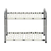 2 Tier Adjustable Expanding Under Sink Kitchen Storage Shelf Unit Organiser Rack