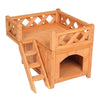 Wooden Outdoor/Indoor Pet Dog Puppy Cat Small Animal House Kennel Shelter UK