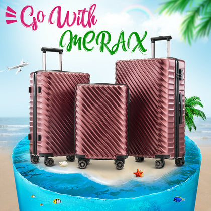 Hard Shell PC+ABS Cabin Suitcase 4 Wheel Travel Case Luggage Lightweight Trolley