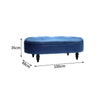 Velvet Upholstered Bench Bedroom Hallway Waiting Room Stool Window Seat Pouffe