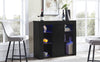 High Gloss LED Light Sideboard Storage Bedside Table TV Stand Cupboard Cabinet